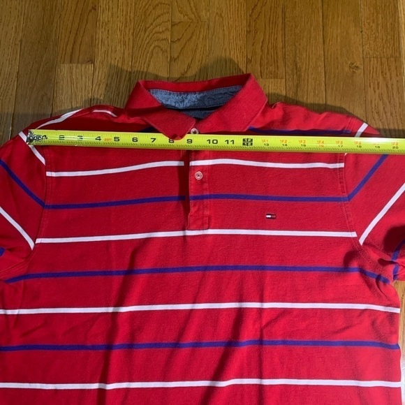 Tommy Hilfiger  Short Sleeved Striped Polo Shirt size  XL - Picture 3 of 8